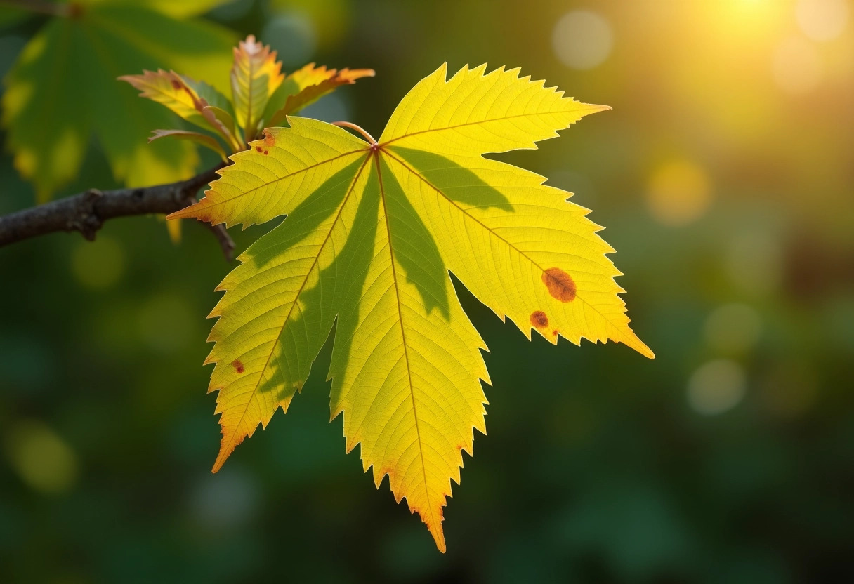 feuilles jaunes